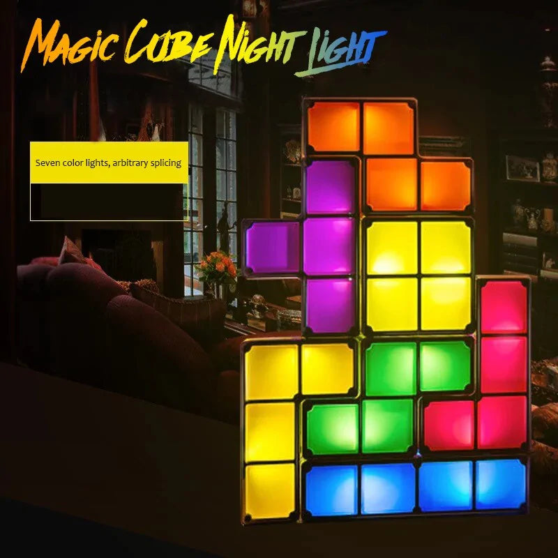 Novelty Lighting Tetris Puzzle