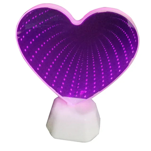 Bedroom Night Lights Neon Heart Lamp