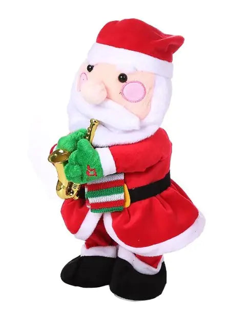 Christmas Decor Playing Saxophone