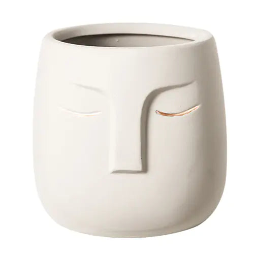 Ceramic Face Living Room Vase